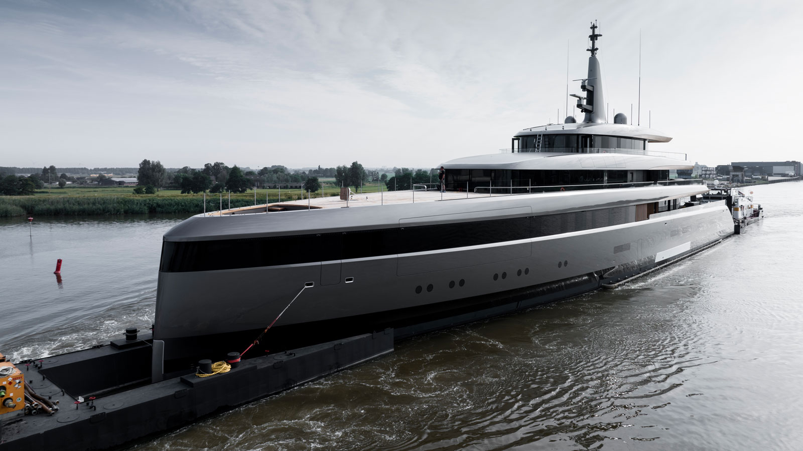 84m Feadship Project 710 Spotted En Route To Sea Trials - Boat ...